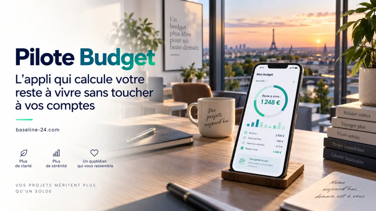 Pilote Budget : l'appli qui calcule votre reste à vivre sans toucher à vos comptes
