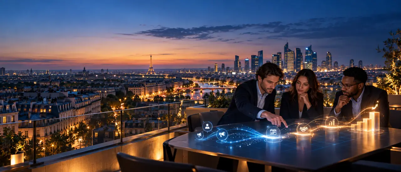Stratégie digitale B2B à Paris : les clics ne suffisent pas à remplir le pipeline
